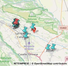 Mappa Via Megliassoni, 10070 San Francesco Al Campo TO, Italia (4.347)