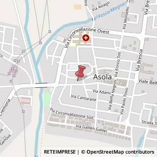 Mappa Via Giuseppe Mazzini, 44, 46041 Asola MN, Italia, 46041 Asola, Mantova (Lombardia)
