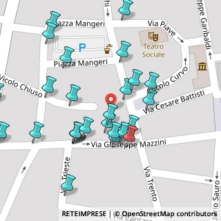Mappa Via Giuseppe Mazzini, 46041 Asola MN, Italia (0.05714)