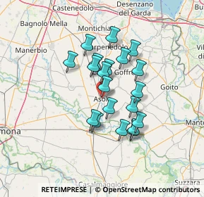 Mappa Via Ziacchi, 46041 Asola MN, Italia (10.6045)