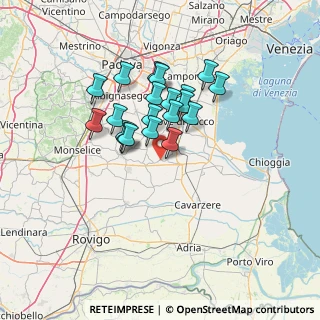 Mappa 35020 Candiana PD, Italia (10.7225)