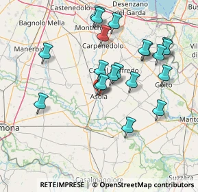 Mappa Via della Libertà, 46041 Asola MN, Italia (14.911)