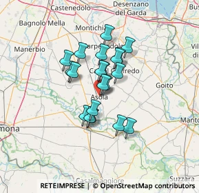 Mappa 46041 Asola MN, Italia (9.5585)