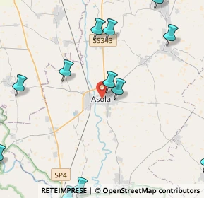 Mappa 46041 Asola MN, Italia (6.51333)