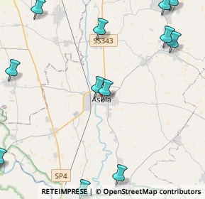 Mappa Via della Libertà, 46041 Asola MN, Italia (6.38462)