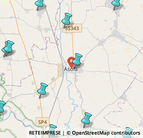 Mappa 46041 Asola MN, Italia (6.90583)