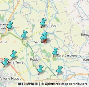 Mappa Via Alessandro Volta, 27016 Sant'Alessio con vialone PV, Italia (2.50917)