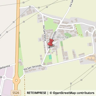 Mappa Via San Secondo,  36, 10034 Chivasso, Torino (Piemonte)