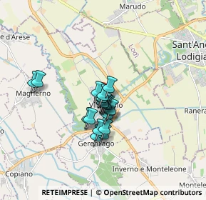 Mappa Via Madonnina, 27019 Villanterio PV, Italia (1.049)