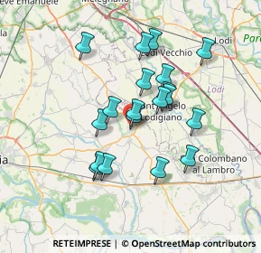 Mappa Via Madonnina, 27019 Villanterio PV, Italia (5.90316)