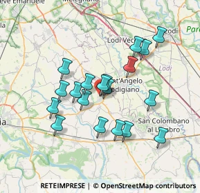 Mappa Via Madonnina, 27019 Villanterio PV, Italia (6.18737)