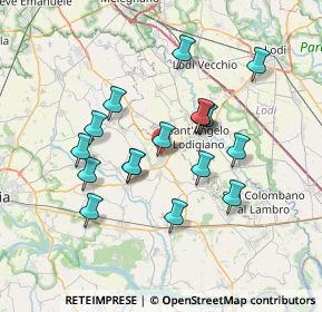 Mappa Via Madonnina, 27019 Villanterio PV, Italia (6.36824)