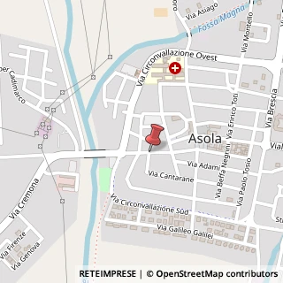 Mappa Via giuseppe mazzini 13, 46041 Asola, Mantova (Lombardia)