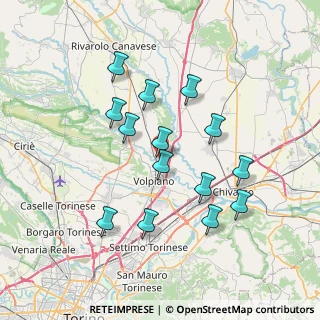 Mappa Corso Luigi Einaudi, 10080 San Benigno Canavese TO, Italia (6.79)