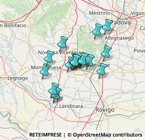 Mappa Via IV Novembre, 35045 Ospedaletto Euganeo PD, Italia (8.97111)