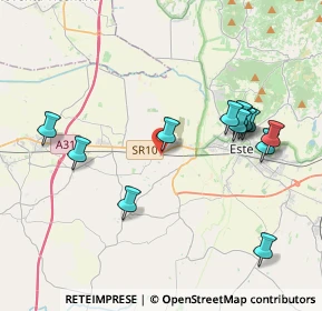 Mappa Via IV Novembre, 35045 Ospedaletto Euganeo PD, Italia (4.07923)