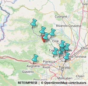 Mappa 10070 Vallo torinese TO, Italia (11.91)