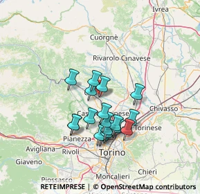 Mappa Via de Amicis, 10077 San Maurizio Canavese TO, Italia (11.40389)