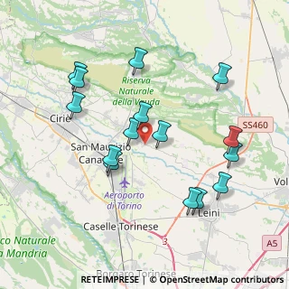 Mappa SP 17, 10070 San Francesco Al Campo TO (3.92467)