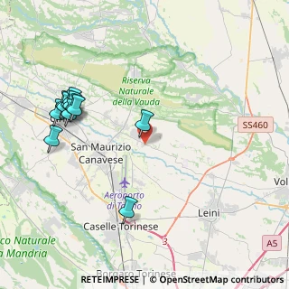 Mappa SP 17, 10070 San Francesco Al Campo TO (4.64167)
