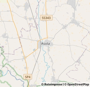 Mappa 46041 Asola MN, Italia (3.6535)