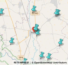 Mappa Via Cesare Battisti, 46041 Asola MN, Italia (5.49308)