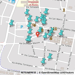Mappa Piazza Diaz, 46041 Asola MN, Italia (0.115)