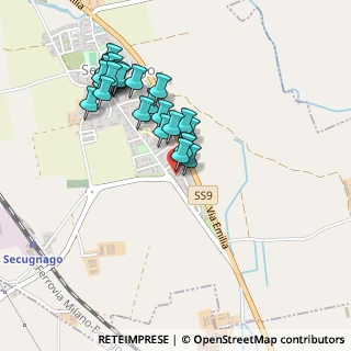 Mappa Via E. Mattei, 26826 Secugnago LO, Italia (0.48214)