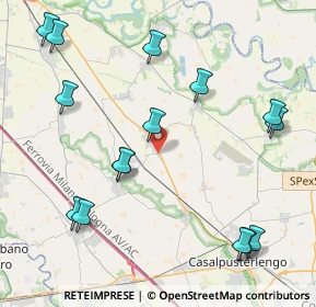 Mappa Via E. Mattei, 26826 Secugnago LO, Italia (5.038)