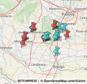 Mappa Via Consolazioni, 35042 Este PD, Italia (10.5915)