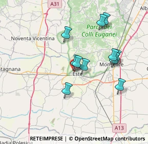 Mappa Via Consolazioni, 35042 Este PD, Italia (6.35273)