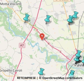 Mappa Via dei Mille, 27020 Casottole PV, Italia (6.975)