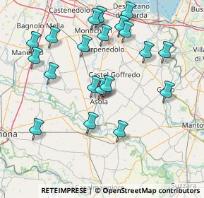 Mappa Strada provinciale per, 46041 Asola MN, Italia (16.6795)