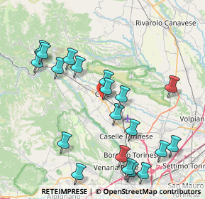 Mappa Via della Repubblica, 10073 Ciriè TO, Italia (9.0305)