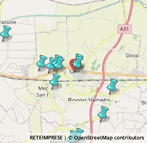 Mappa Via G. Marconi, 35046 Saletto PD, Italia (2)