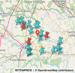 Mappa Cascina Bettolino, 27010 Sant'Alessio con Vialone PV, Italia (6.736)