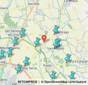 Mappa Cascina Bettolino, 27010 Sant'Alessio con Vialone PV, Italia (2.68)