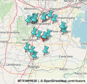 Mappa 35026 Conselve PD, Italia (12.45421)