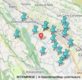 Mappa Cascina Vesco, 10073 Ciriè TO, Italia (1.97118)