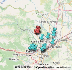 Mappa Via Edmondo de Amicis, 10073 Ciriè TO, Italia (10.4385)