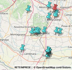 Mappa Via Isabella D'Este, 35042 Este PD, Italia (16.0215)