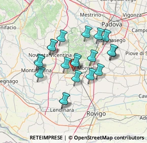 Mappa Via Isabella D'Este, 35042 Este PD, Italia (11.586)