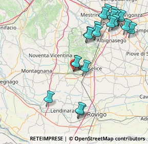Mappa Via Isabella D'Este, 35042 Este PD, Italia (18.483)
