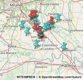Mappa SP 19, 26866 Sant'Angelo Lodigiano LO, Italia (11.0285)