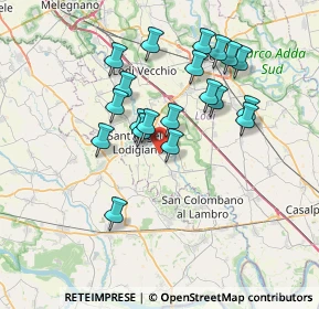 Mappa SP 19, 26866 Sant'Angelo Lodigiano LO, Italia (6.4935)