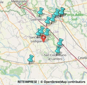 Mappa SP 19, 26866 Sant'Angelo Lodigiano LO, Italia (6.81)