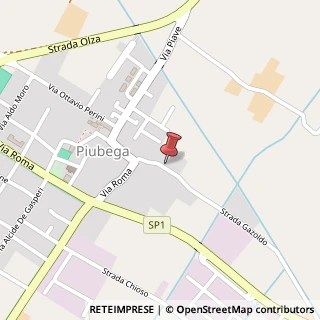 Mappa Via 4 Novembre, 48, 46040 Piubega, Mantova (Lombardia)