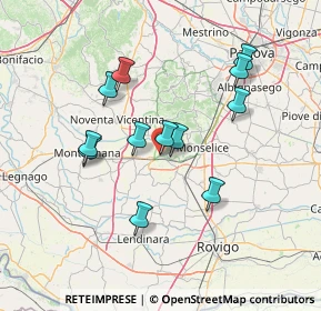 Mappa Via Vincenzo Pellesina, 35042 Este PD, Italia (12.8025)