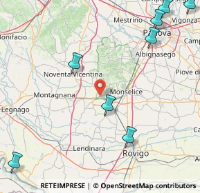 Mappa Via Vincenzo Pellesina, 35042 Este PD, Italia (29.27714)