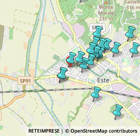 Mappa Via Vincenzo Pellesina, 35042 Este PD, Italia (0.907)